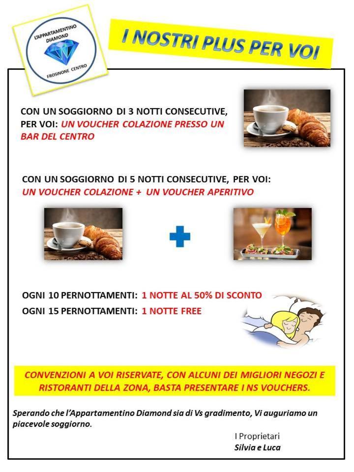 L'Appartamentino Diamond - Alloggio Per Uso Turistico 弗罗西诺内 外观 照片